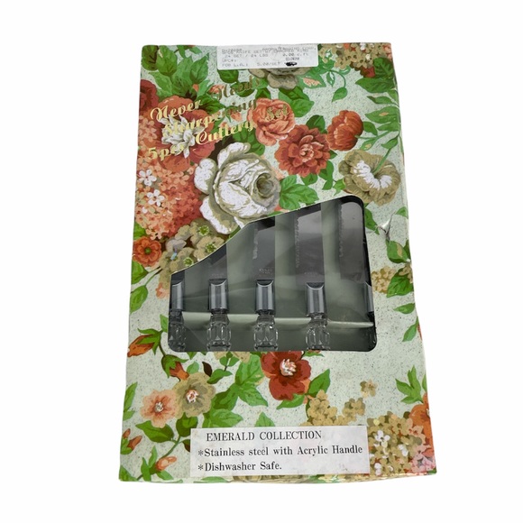 Aroma Trading Corp. 5 Piece Cutlery Set, Silver - Picture 2 of 6